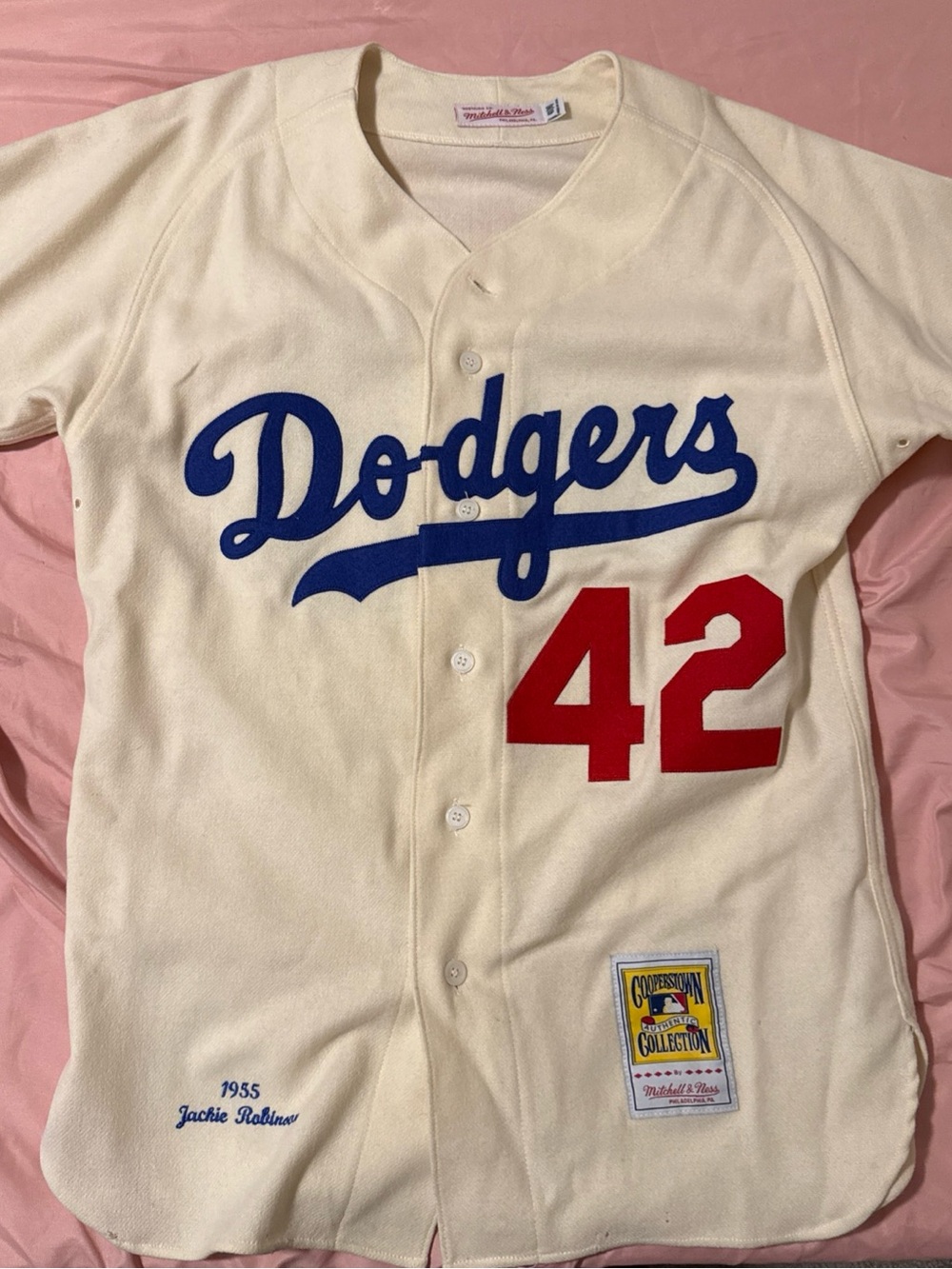 Mitchell & Ness Brooklyn Dodgers Jackie Robinson Wool Jersey